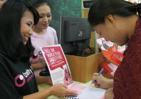 Signing our global pledge in Malaysia