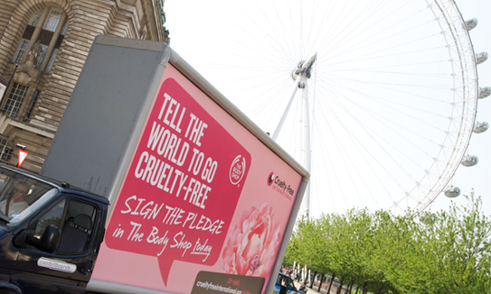 Global Campaign with The Body Shop - London Eye