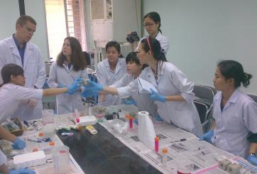 Scientists in Vietnam funded by Cruelty Free International