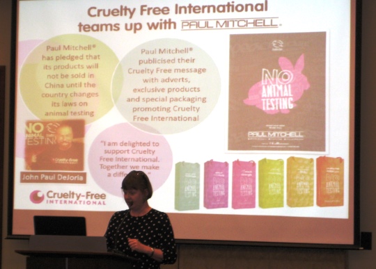 Cruelty Free International CEO Michelle Thew speaks at our Congressional Briefing